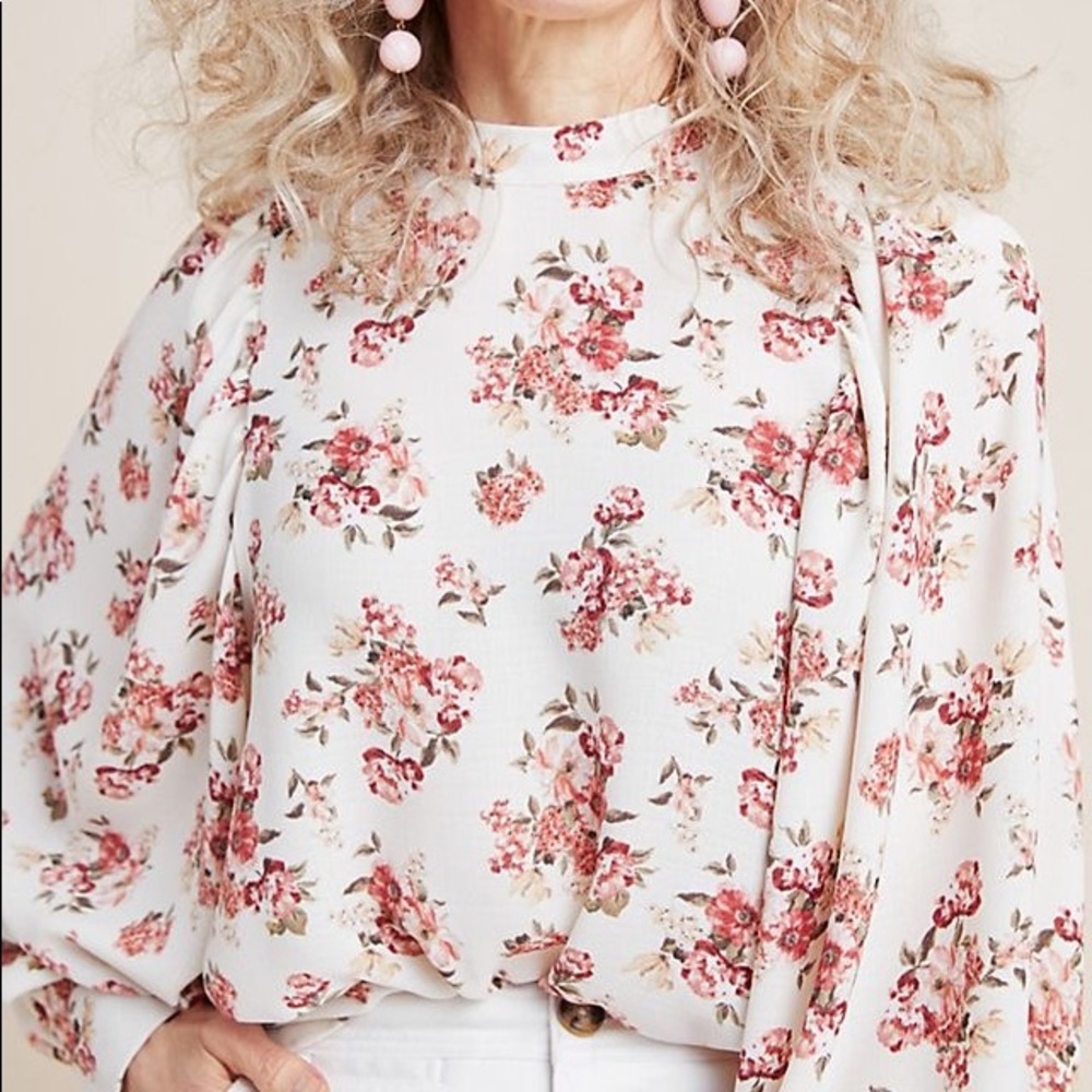 Ro & De Anthropologie Bloom Blouse
